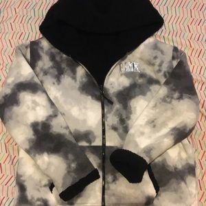 Victoria Secret PINK Sherpa Reversible Zip Up